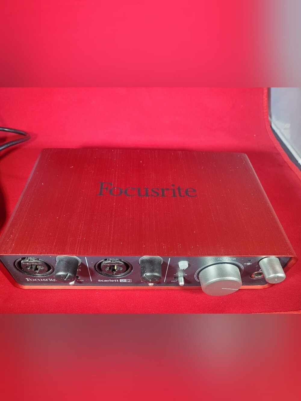 Scarlett USB Audio Interface in Red